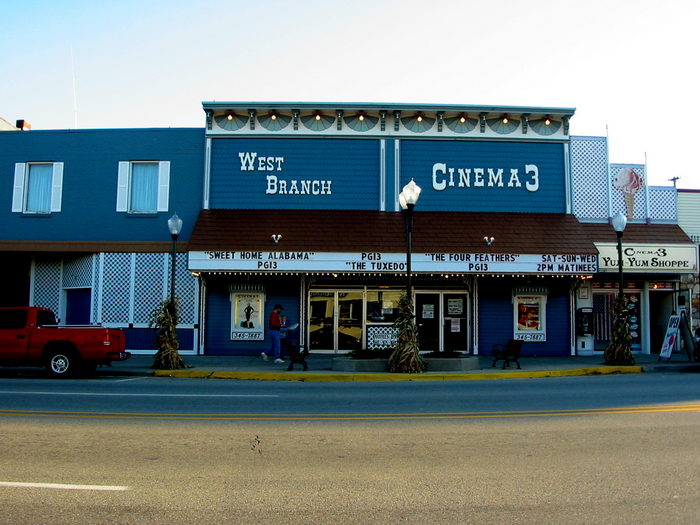 West Branch Cinema (Midstate Theater, Mid State Theater) - October 2002 (newer photo)